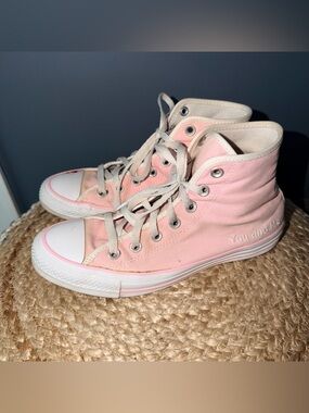 Converse Pink High-Top Canvas Sneakers